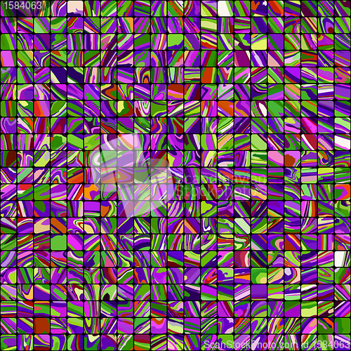 Image of Multicolor Mosaic Background. EPS 8