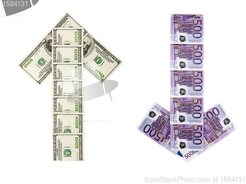 Image of Dollars and euros