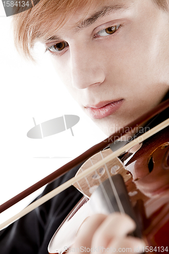 Image of Portrait of a young violinist