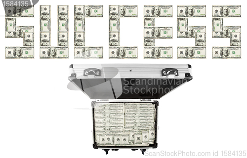 Image of Image suitcases of dollars