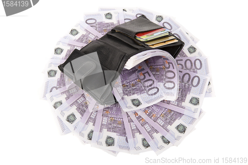 Image of Image of purse with euros