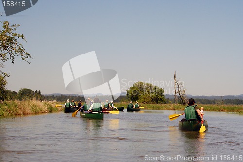 Image of Group of Canoers