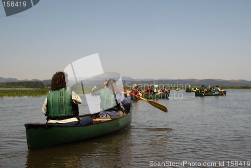 Image of Canoers on the Water