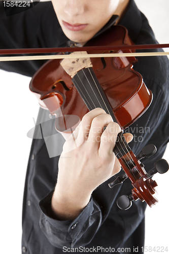 Image of Image boy playing the violin