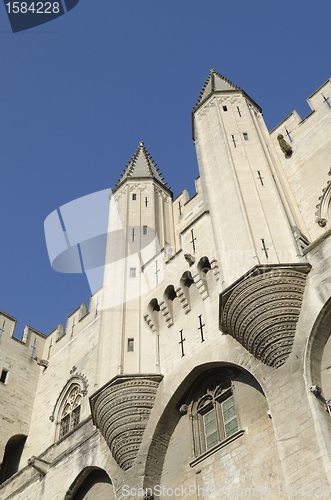 Image of palace of popes in Avignon