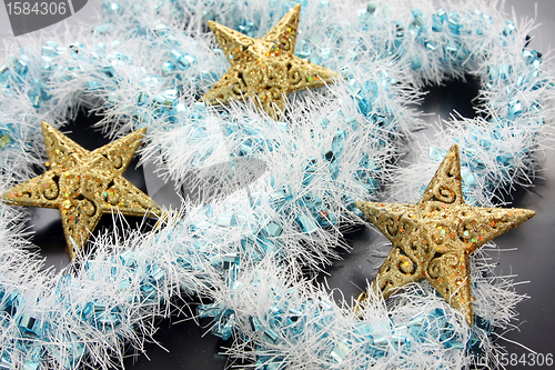 Image of beautiful christmas decoration, decoration photo