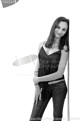 Image of casual young woman