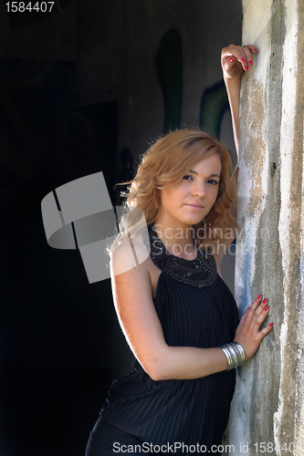 Image of beautiful fashion girl photo
