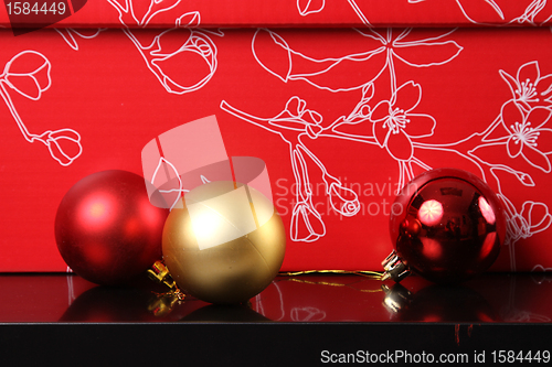 Image of beautiful christmas decoration, decoration photo