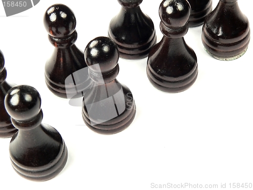 Image of Pawns in a Line