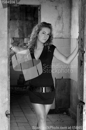 Image of beautiful fashion girl photo