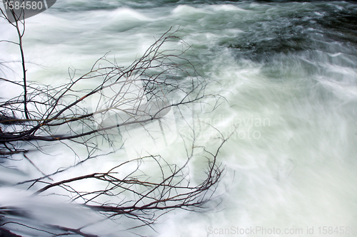 Image of Flowing water the river in Portugal