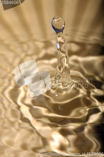 Image of transparent drops of water, nice beautiful background photo