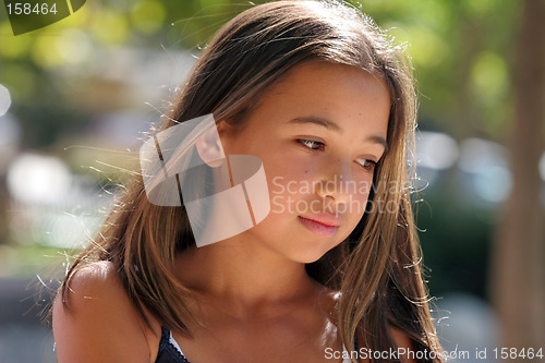 Image of Beautiful teenage girl