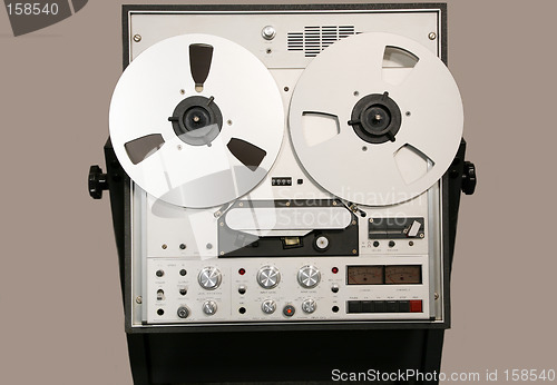 Image of Classic Open Reel Audio Tape Recorder