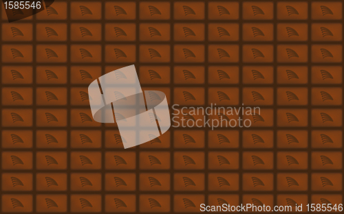 Image of chocolate seamless background