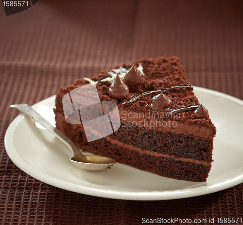 Image of chocolate cake slice