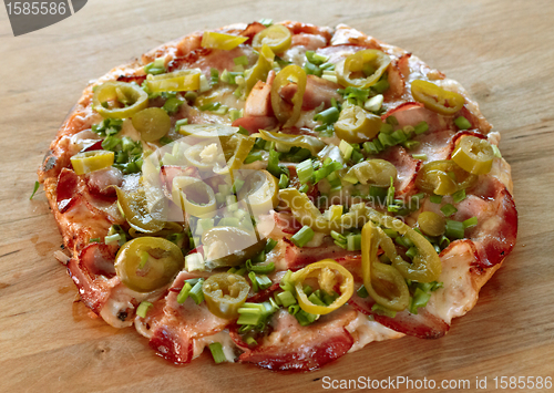 Image of bacon pizza