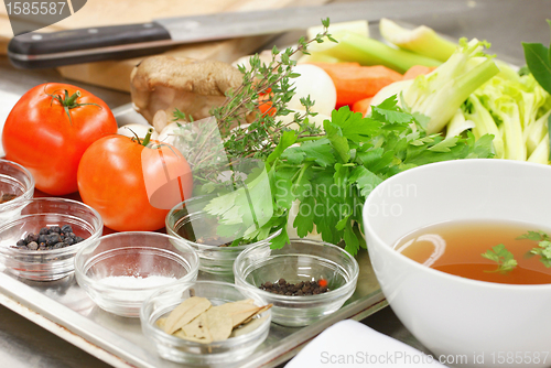 Image of fresh bouillon