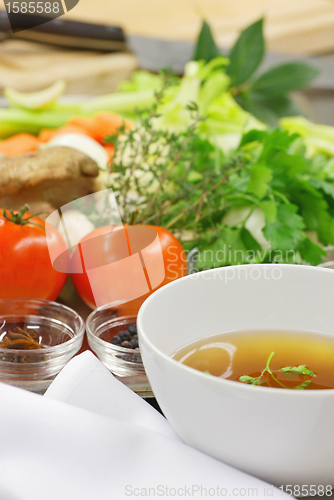 Image of fresh bouillon