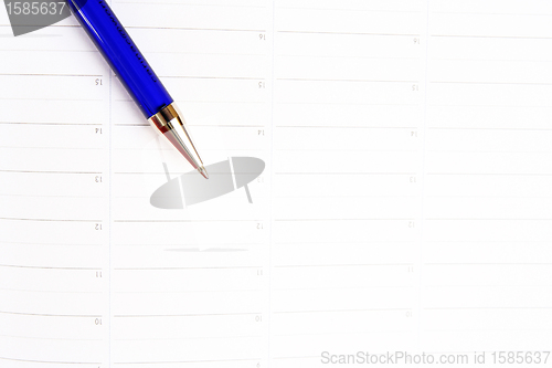 Image of Color pencil and agenda