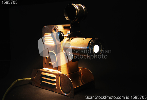 Image of vintage slide projector