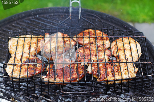 Image of grilled chicken meat