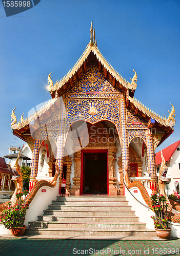 Image of buddhist temple in thailand