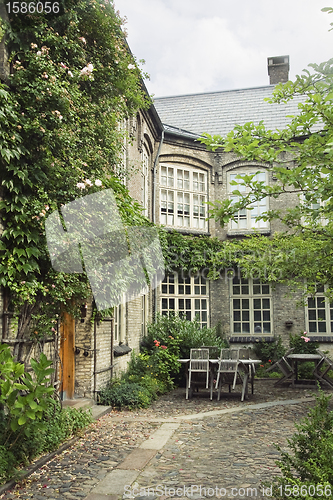 Image of Summer courtyard