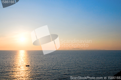Image of Sunset on Santorini