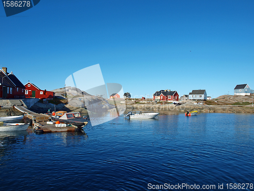 Image of Oqaatsut fisher village, Greenland