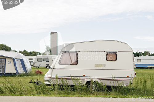 Image of White trailer