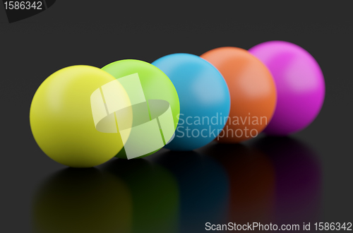 Image of 3d Spheres 