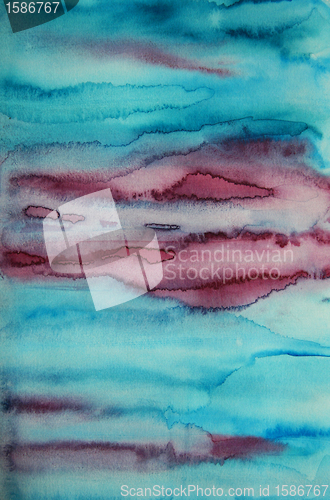 Image of Abstract watercolor grunge background on paper texture 