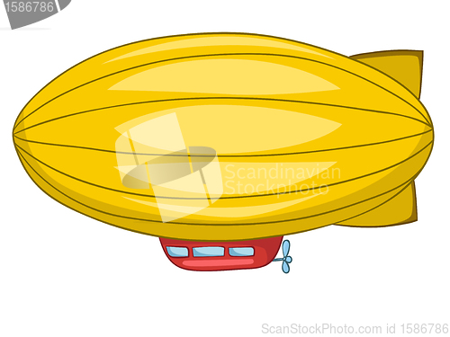 Image of Cartoon Dirigible