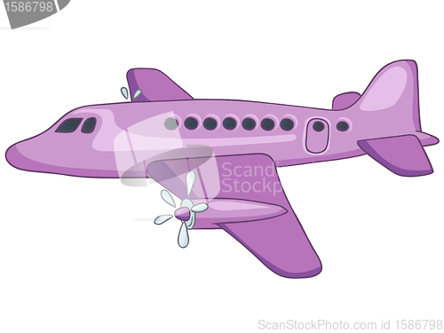 Image of Cartoon Airplane