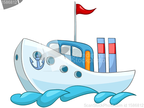 Image of Cartoon Ship