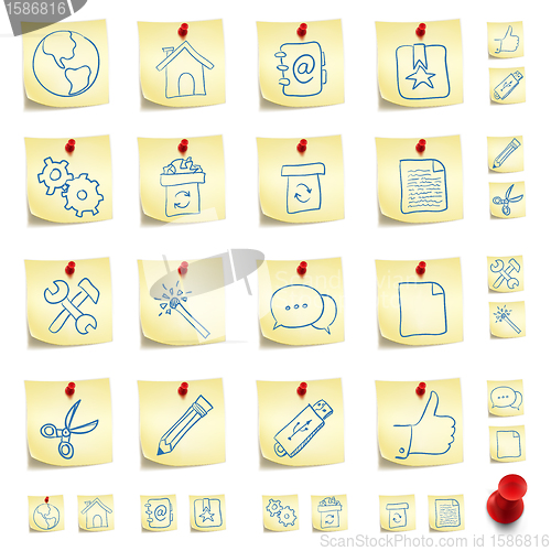 Image of Sticker Icon Set