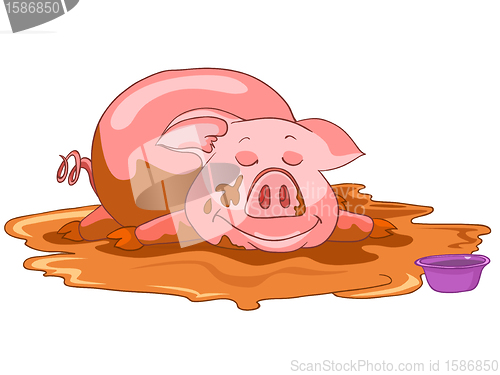 Image of Cartoon Character Pig
