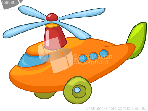 Image of Cartoon Helicopter