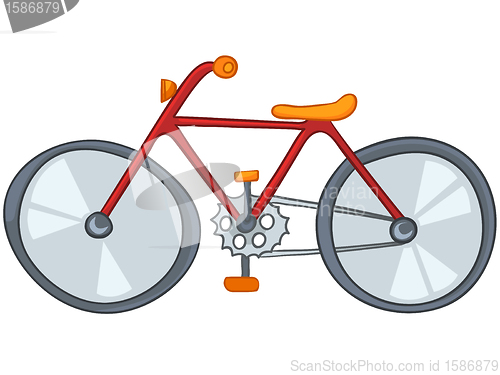 Image of Cartoon Bicycle