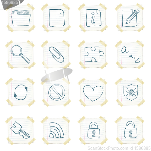 Image of Sticker Icon Set