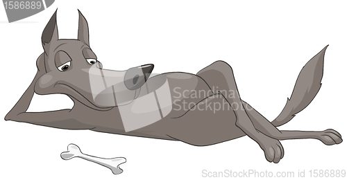 Image of Cartoon Character Wolf