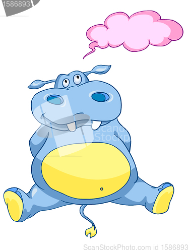 Image of Cartoon Character Hippopotamus