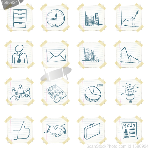 Image of Sticker Icon Set