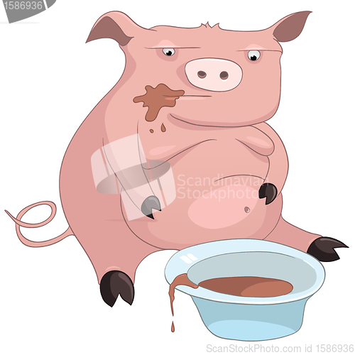 Image of Cartoon Character Pig