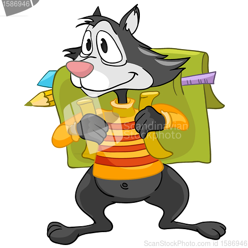 Image of Cartoon Character Raccoon