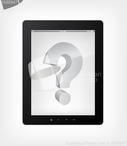 Image of Tablet PC Question Concept