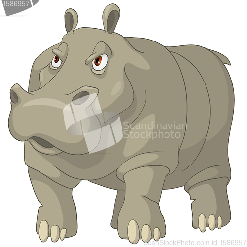 Image of Cartoon Character Hippopotamus