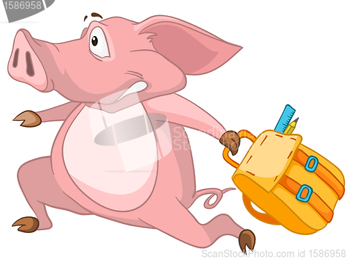 Image of Cartoon Character Pig